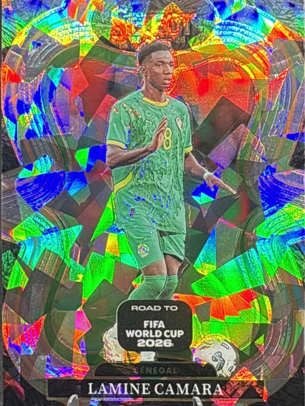 Panini Select Holographic Prizm Soccer Trading Card - Lamine Camara